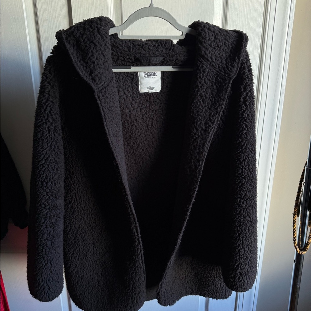Victoria's Secret Black Teddy Jacket
